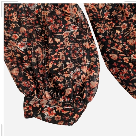 Floral Print Women's Top - Picture 8 of 13
